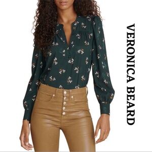 Veronica Beard • Abbie Floral Blouse